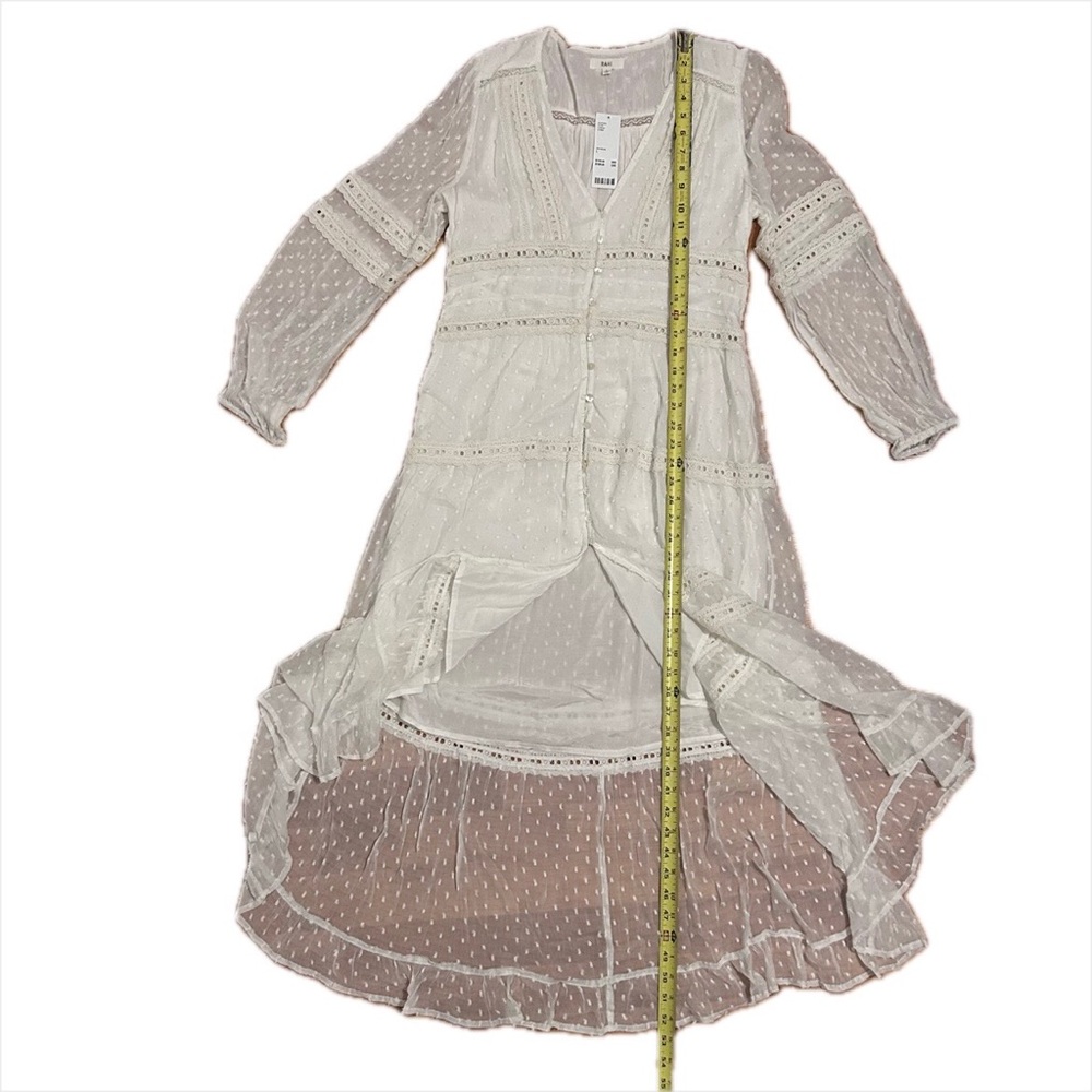 SALE Solstice Lace Inset Button-Front Maxi Dress (RAHI for Urban Outfitters) - Picture 4 of 9